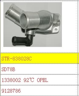 For OPEL Thermostat and Thermostat Housing 1338002